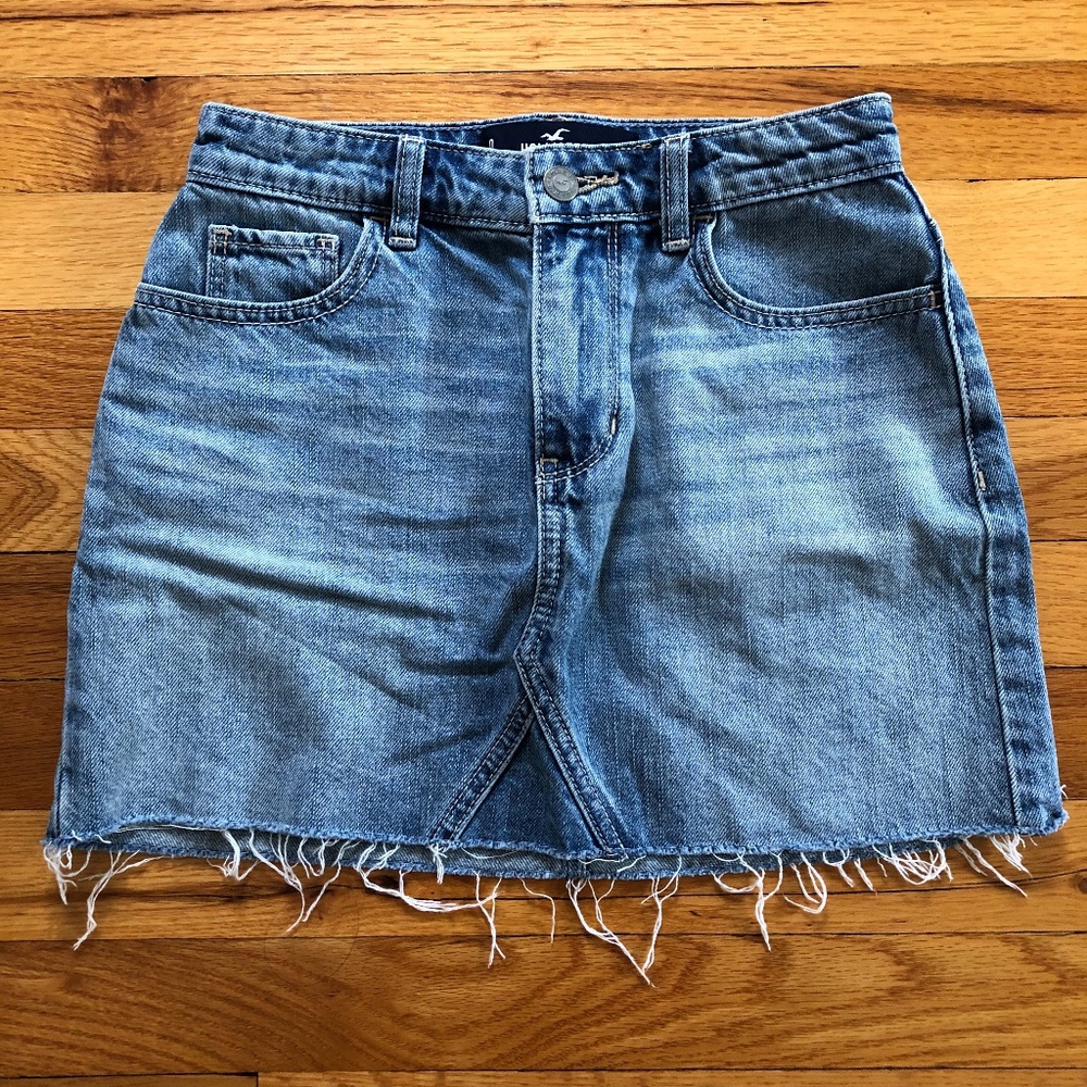 Hollister Denim Mini Skirt